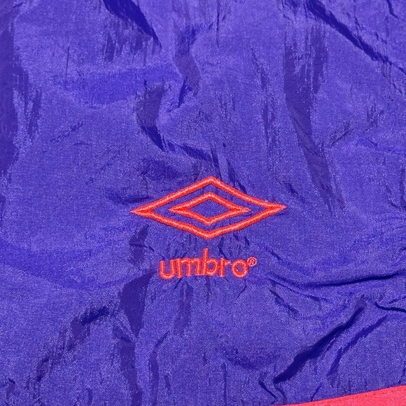 Vintage Umbro Purple Pink‎ Shorts Adult Medium Soccer Football Training USA Made - Picture 2 of 11